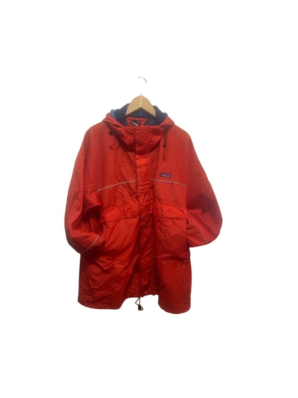 Patagonia VTG jacket coat mountain red mens sz L hood